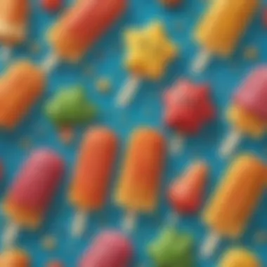 Intricate Mario Popsicle with Star Pattern