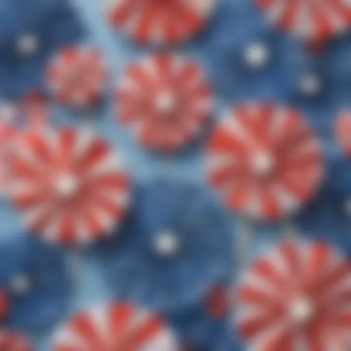 Patriotic Paper Pinwheels Craft