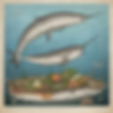 Dietary Habits of Narwhals Infographic illustrating the dietary habits of narwhals