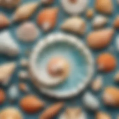 Ocean-themed Seashell Art