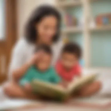 Parent Reading to Preschooler for Literacy Development