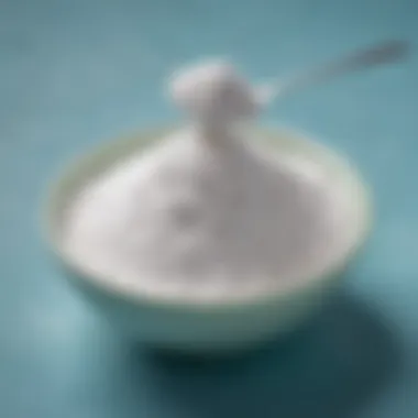 Powdered Erythritol sweetener in a bowl