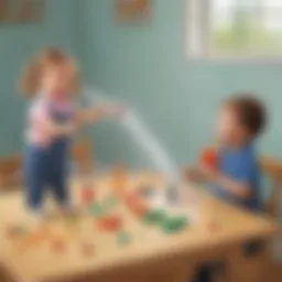 Preschool Magnet Experiment - Attract and Repel