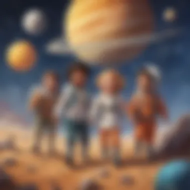 Embarking on a Journey Through the Solar System Preschoolers exploring the wonders of the solar system