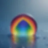 Prismatic Refraction in Water Droplets