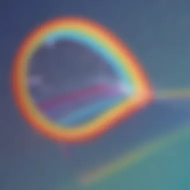 Rainbow Prism Light Refraction Demonstration