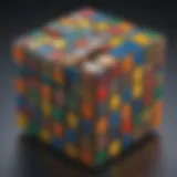 Abstract representation of Rubik's Cube structure