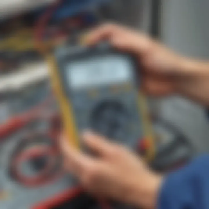 Safety precautions while using a multimeter