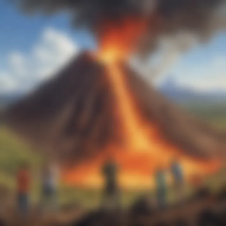 Collaborative learning during a volcano project demonstration
