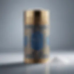 Elegant packaging of shaving powder