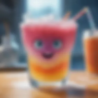 Chilling Transformation Freezing Process of Slushy Cup