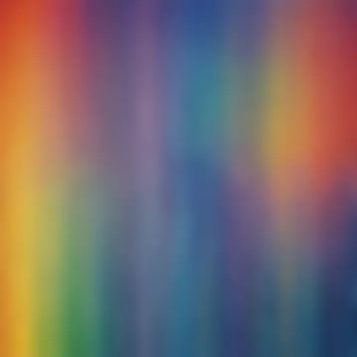 Spectrum Analysis of Rainbow Water