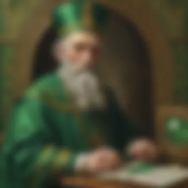 Emerald Enigma: Revered St. Patrick Art