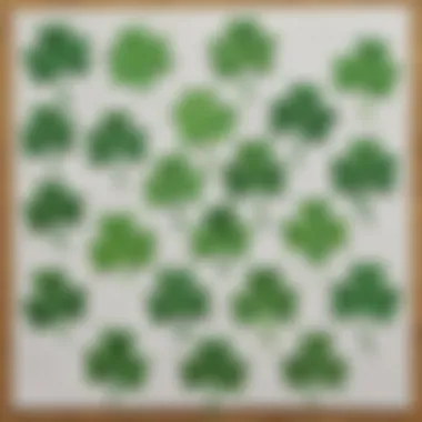 Shamrock Crafts for Kindergarten Creativity Colorful shamrock crafts created by young learners