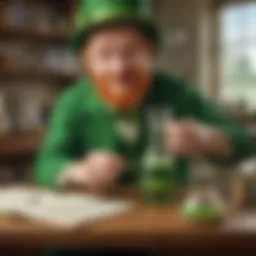 Leprechaun-themed Science Experiment