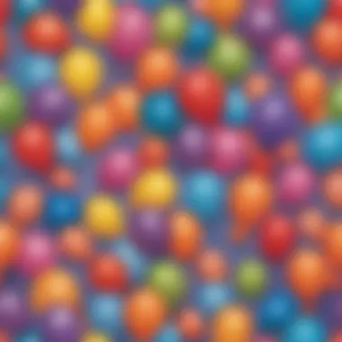 The Colorful Spectrum of Stress Balloons Vibrant stress balloons displaying various colors and shapes