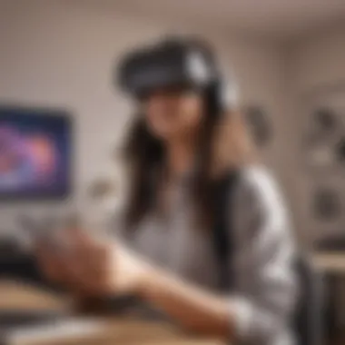 Virtual reality enhancing student engagement