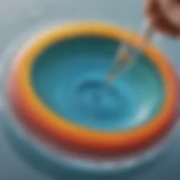 Illustration depicting surface tension concept