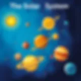 The Solar System Overview A vibrant illustration of the solar system showing planets and their orbits