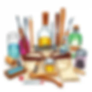 Essential Tools and Materials Selection of tools and materials required for crafting glasses