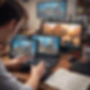 Ensuring Quality Through Rigorous Testing Testing a video game on multiple devices