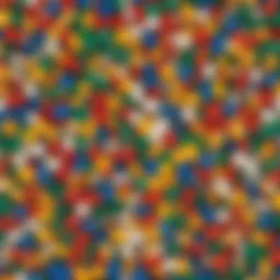 Colorful Lego bricks demonstrating creativity in education