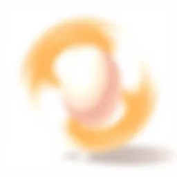 Illustration of an egg in motion demonstrating rotational dynamics