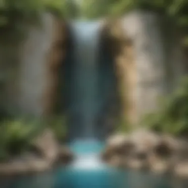 Tranquil Waterfall Wall Feature