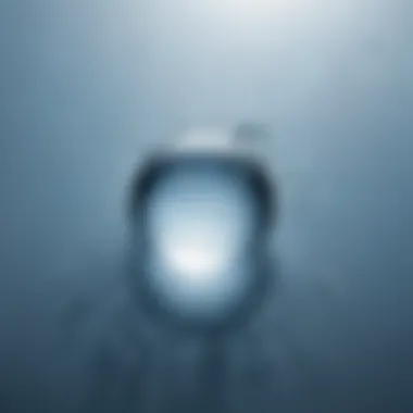 Pristine Water Droplets Reflecting Light Crystal Clear Water Droplets