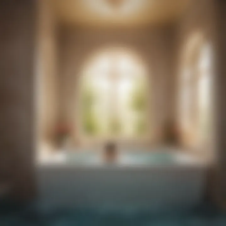 Luxurious Bathing Experience Concept Art