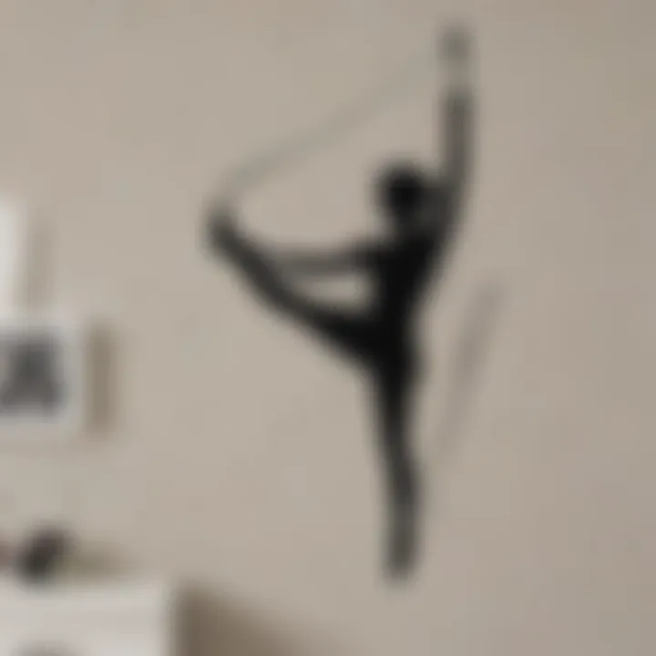 Trapeze Artist Silhouette Wall Decal