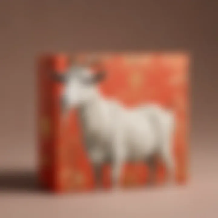 Luxurious goat soap packaging presentation