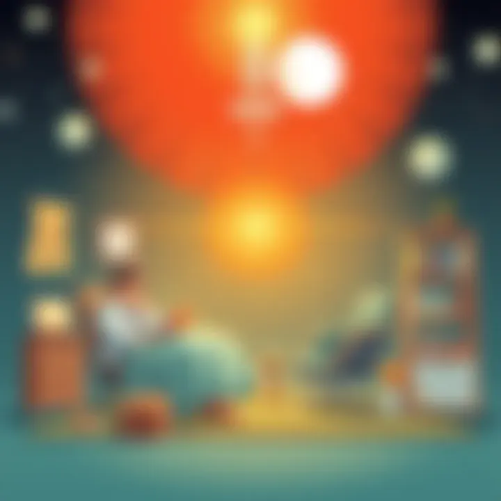 Visual representation of the significance of electromagnetic radiation measurements in daily life.