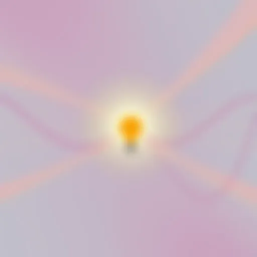 Illustration depicting various types of electromagnetic waves.