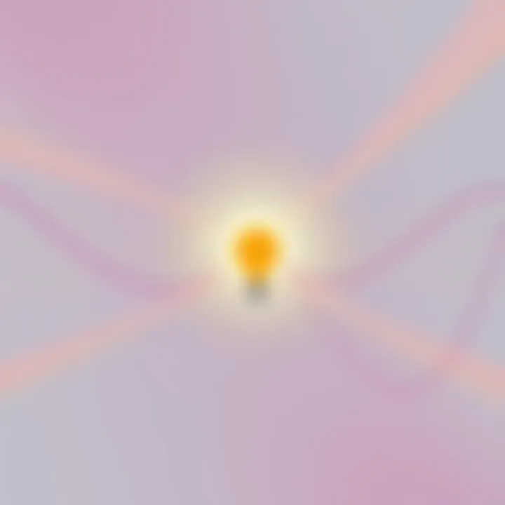 Illustration depicting various types of electromagnetic waves.