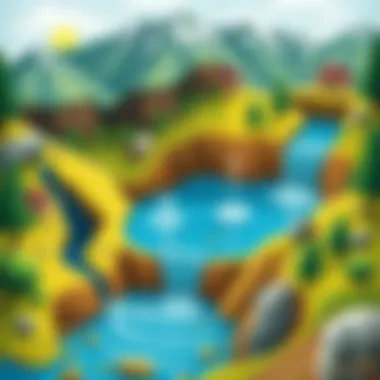 Collection of Water in Nature's Reservoirs Bodies of water collecting rainwater