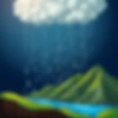 Precipitation: The Journey of Water from Clouds to Earth Rain falling as precipitation