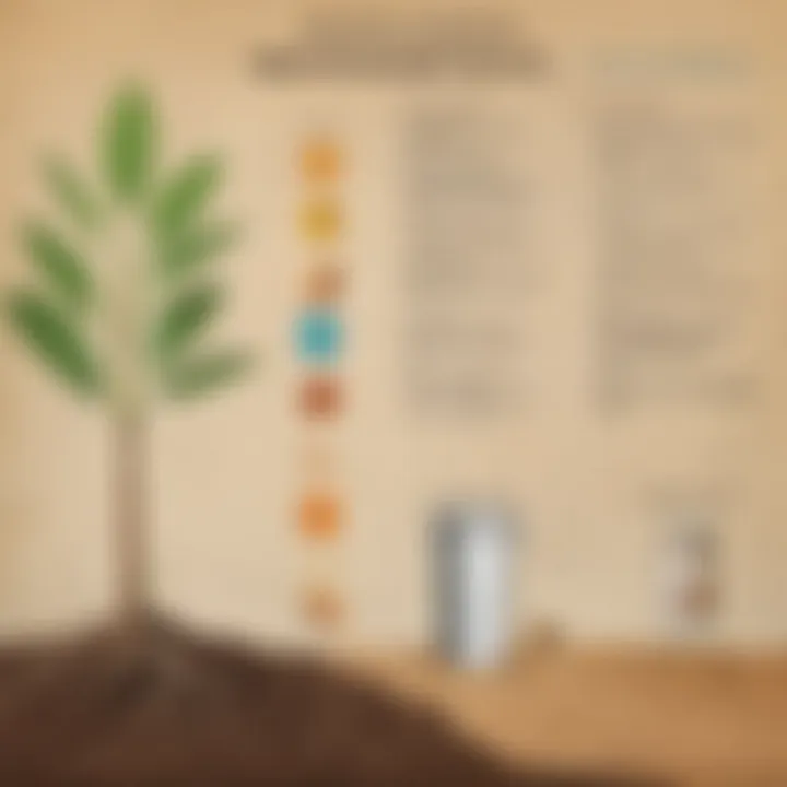 Comparison chart highlighting biodegradable versus non-biodegradable products.