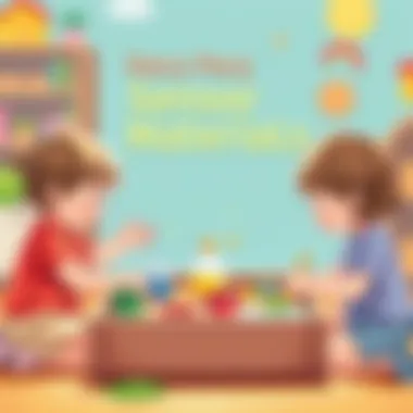 Creative Play with Sensory Materials Children engaging in creative play with sensory materials at a daycare.