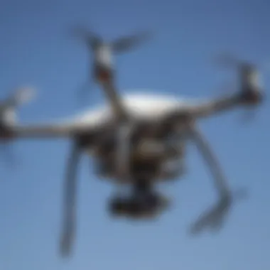 Drone Motion Sensor Technology Close-up of drone motion sensor technology