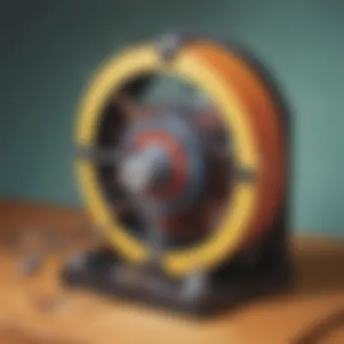 Construction of an Electromagnet Diagram illustrating the construction of an electromagnet