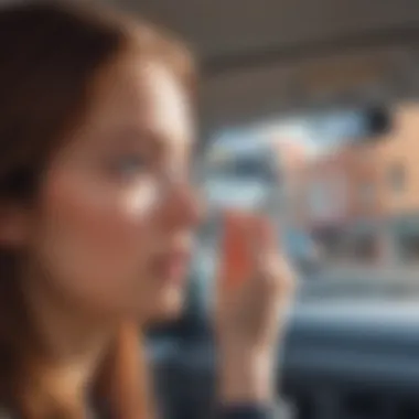 Everyday Awareness of the Blind Spot Visual representation of blind spot awareness in everyday scenarios