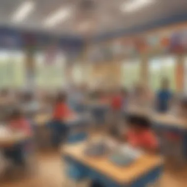 Integration of Arts and Sciences in Education A vibrant classroom displaying the integration of arts and sciences.