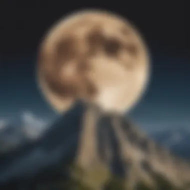 Full Moon: The Peak of Illumination Full Moon casting a luminous glow