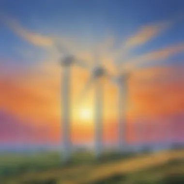 Environmental Impact of Wind Energy Graph illustrating the environmental benefits of wind energy