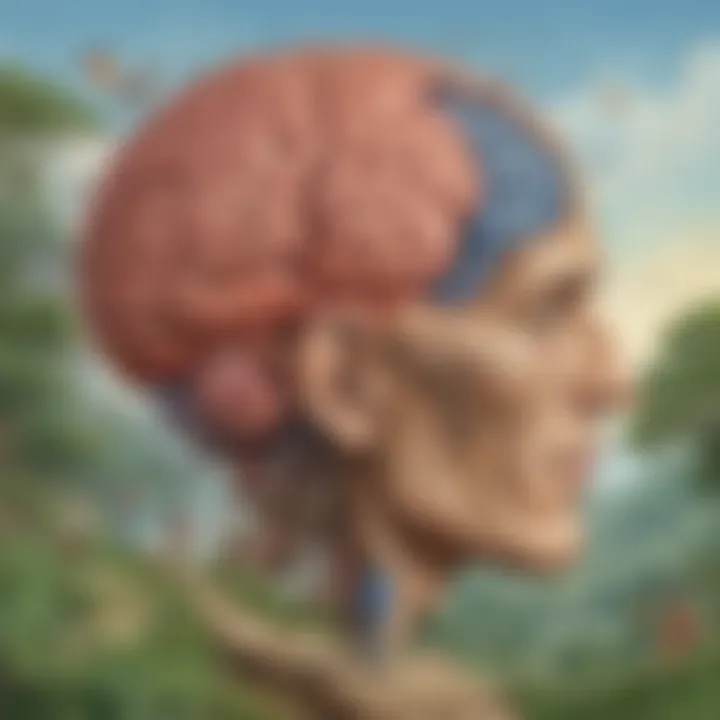 Illustration showing personal growth through brain dominance understanding