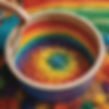 Colorful Rainbow Sensory Bin