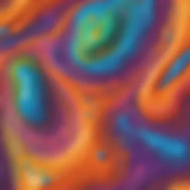 Vibrant Slime Texture Colorful Slime Texture