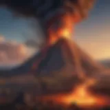 Volcanic eruption model