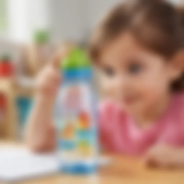 Easy-Grip Water Bottle for Preschoolers